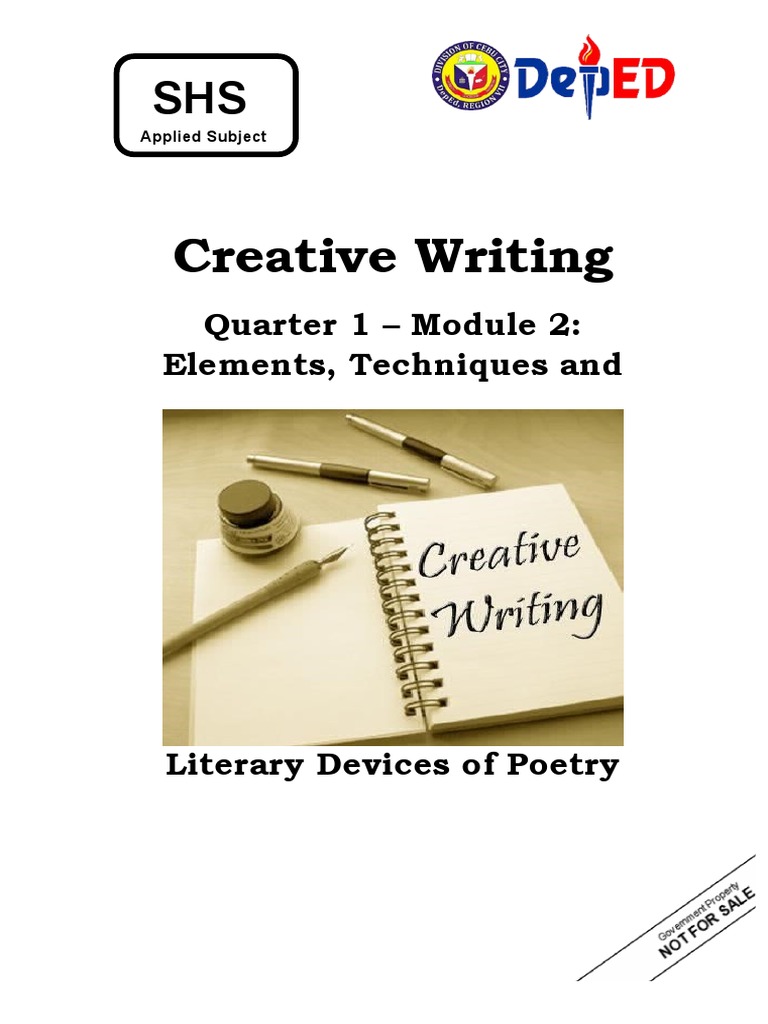 creative writing module 2 reading and writing poetry