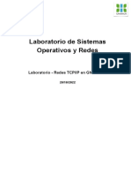 LaboSOyR - Laboratorio - Redes TCP - IP Labo 2 - 2022