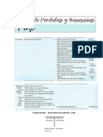 Elaboración Cuadro Pérdidas y Ganancias