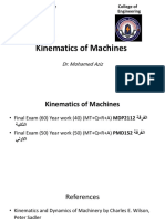 Kinematics of Machines Exam Guide