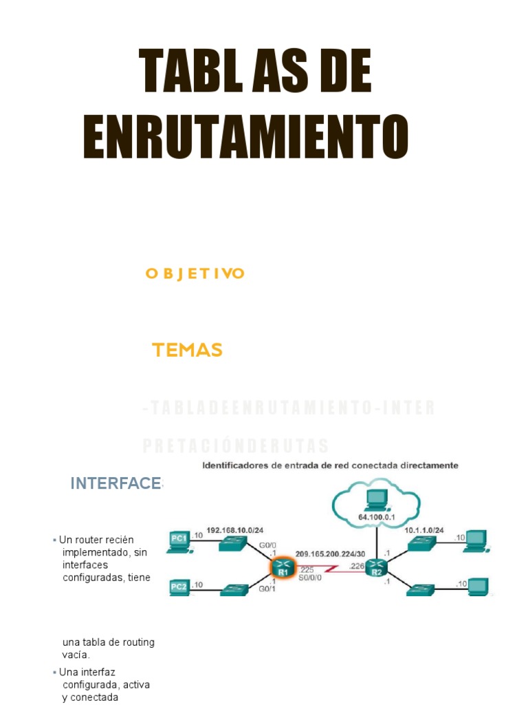 Tablas de Enrutamiento PDF