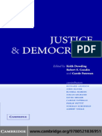 Keith Dowding, Robert E. Goodin, Carole Pateman - Justice and Democracy_ Essays for Brian Barry (2004)