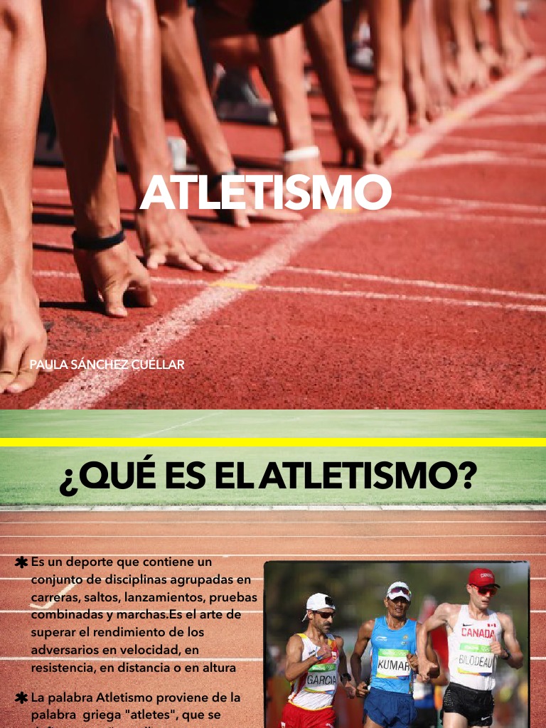 Generalidades del Atletismo | PDF | Deporte del atletismo | Deportes olímpicos