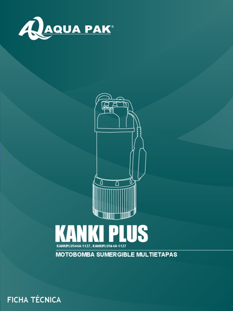 Motobomba Sumergible Kanki Plus 44 LPM | PDF | Agua