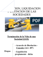 Disolucion y Liquidacion de Sociedades