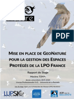2020 09 Mise en Place GeoNature LPO Stage Maxime TOMA