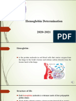 Hemoglobin Determination