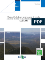 Fitossociologia de Um Remanescente de Floresta Estacional Decidual Na Sub-Bacia Da Lagoa Negra, Ladário, MS