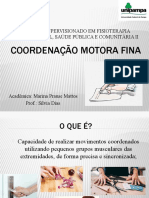 Coordenação Motora Fina