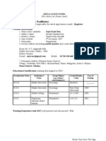 SDF Application Form