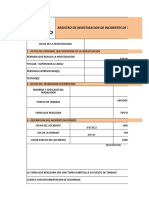 Investigacion de Accidentes