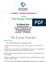 Modern Mechanics Energy Principle