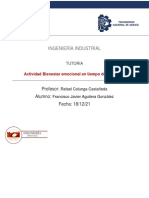 Actividad Bienestar Emocional en Tiempo de Pandemia