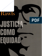 Rawls, John Justicia Como Equidad. Materiales para Una Teoría de La Justicia