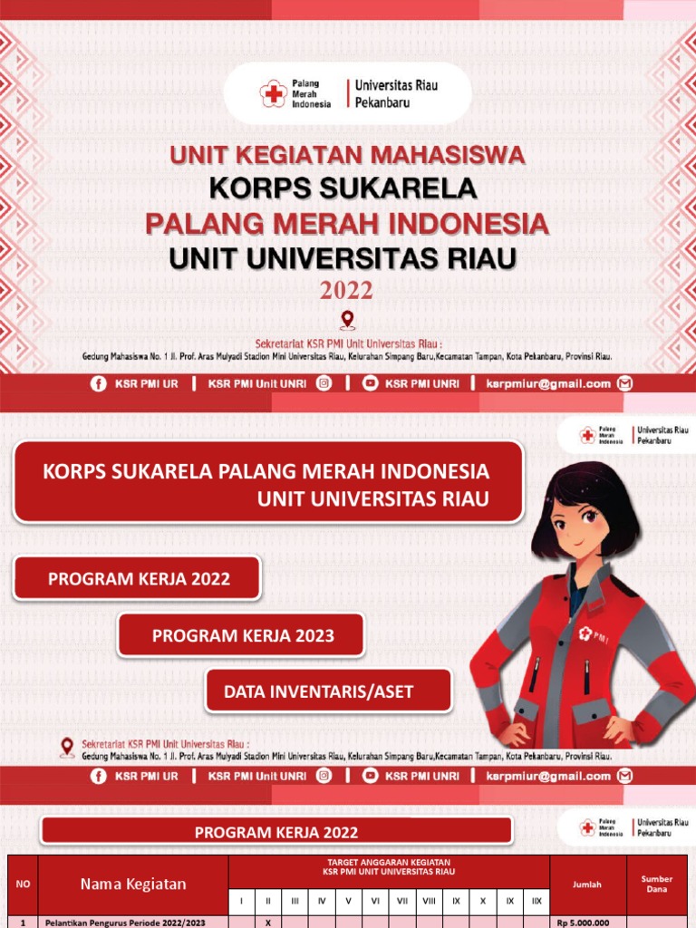 Musrembang KSR Pmi Unri 2022 | PDF