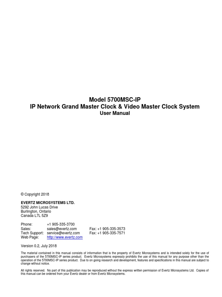5700MSCIP User Manual 1v0.2 PDF Interference