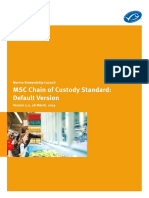 MSC Chain of Custody Standard - Default Version v5 0