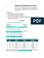 Situaciones problemas liquidación aportes