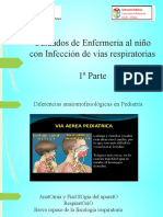 Cuidados de Enfermería Al Niño Con Infección de Vías Respiratorias PARTE 1