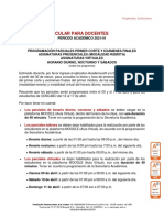 Circular Docente - Parciales - Primer Corte - 260321