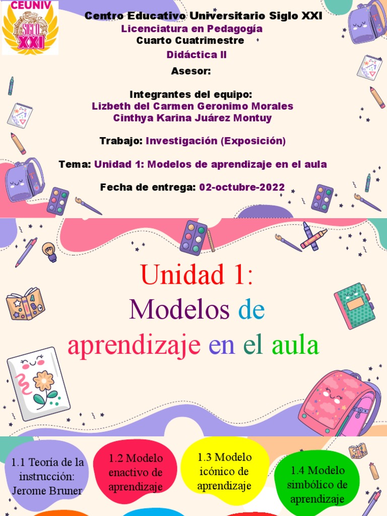Modelos de Aprendizaje en el Aula | PDF | Aprendizaje | Motivación