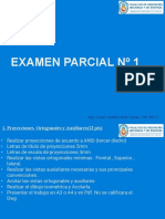 Examen Parcial #1 - Dibujo Mecánico2022AB
