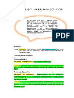 Variables y Operacionalización - Tagged