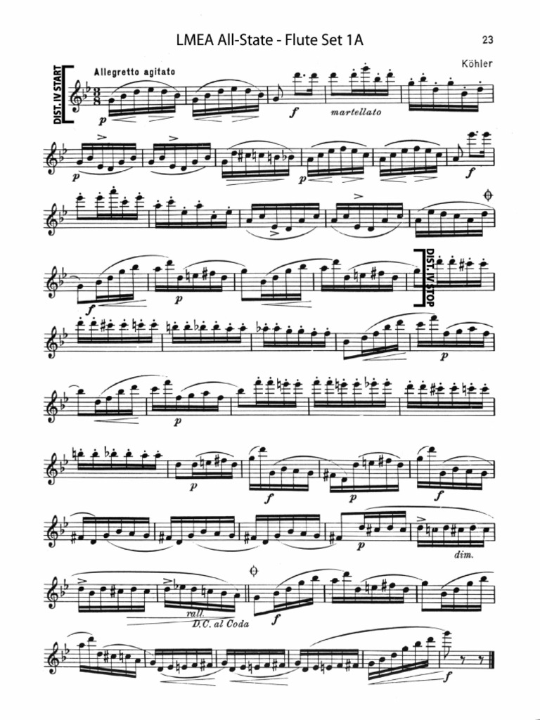 Flute Set 1a Etude PDF