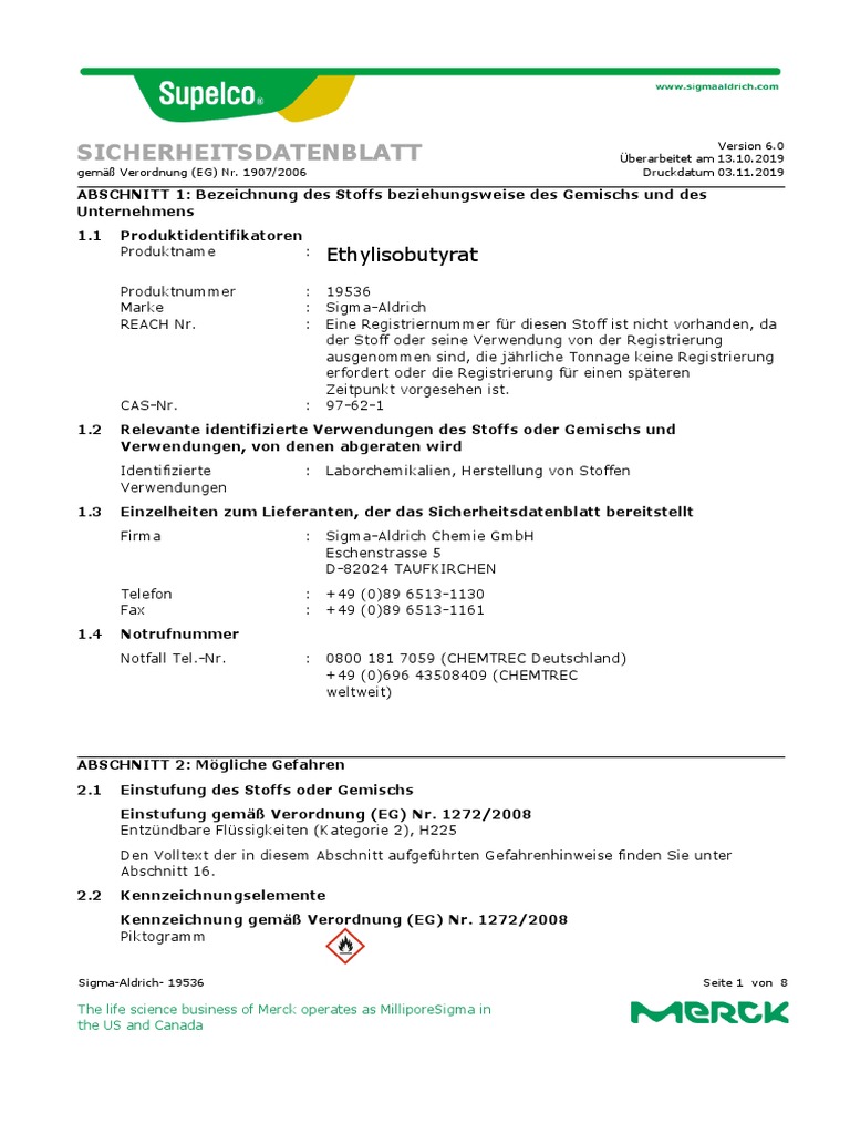 Isobuttersäureethylester Ethylisobutyrat PDF
