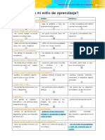 Test Estilos de Aprendizaje