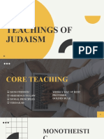 Core Teachings of Judaism