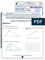 Boletin 04 - 3ro - Geometria - Iiibim - Relaciones Metricas