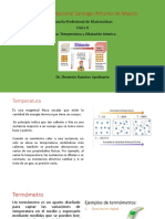 TEMPERATURA y DILATACIÓN TÉRMICA