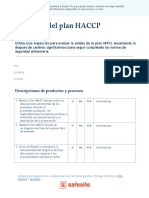 HACCP-Plan-Self-Audit-Cheklist Es - Unlocked