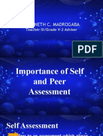 Self and Peer Assessment - Arzyneth Borbo