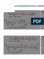 Detalle de Metrado Acero y Componetes de Techo