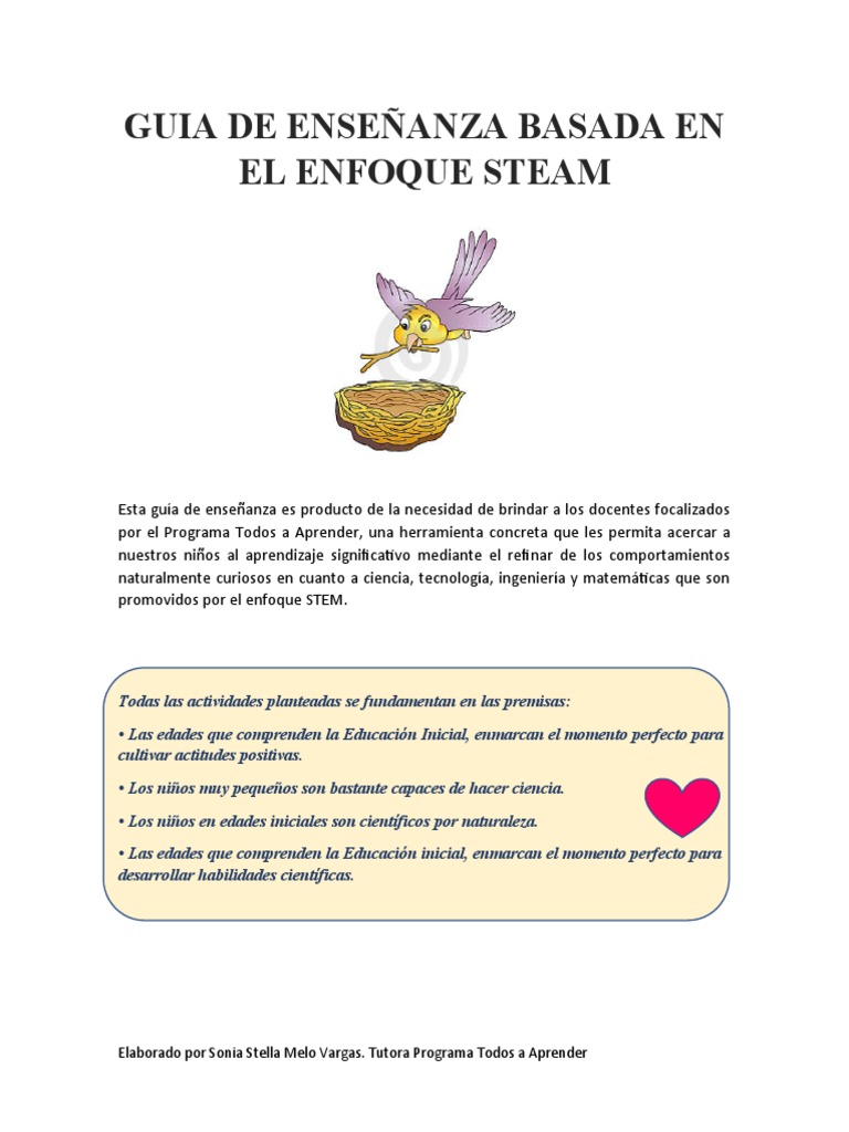 Guia de Enseñanza Basada en El Enfoque Steam | PDF | Educación de la ...