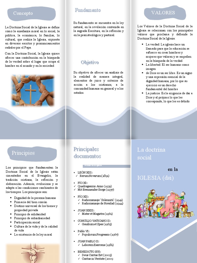 Valores de la Doctrina Social de la Iglesia | PDF | Doctrina social ...