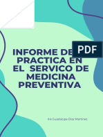 Informe Del Servico de Medicina Preventiva