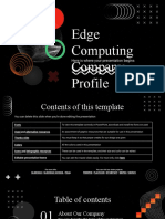 Edge Computing Company Profile by Slidesgo