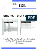 Atalho No Excel