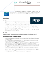 Ácido Acetilsalicílico (AAS) : Uso Clínico