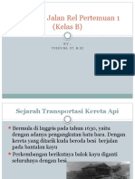 Rekayasa Jalan Rel (Kelas B Pertemuan 1)