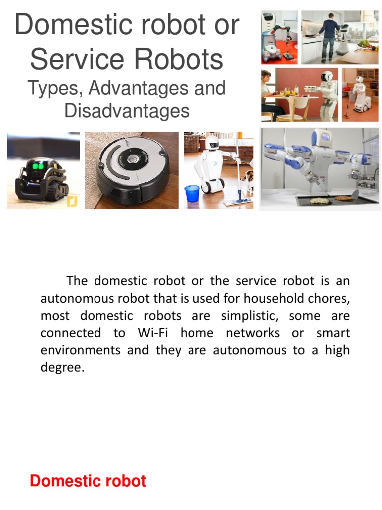 An InDepth Look at Domestic Robots Their Types, Functions, Components