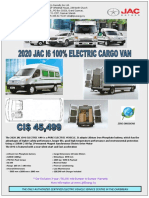 2020 Jac I6 Electric Van Brochure