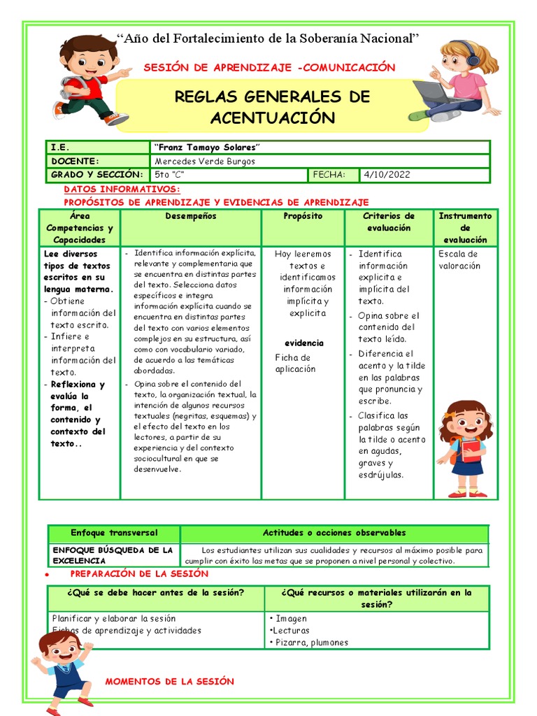 Reglas de Acentuación y Clasificación de Palabras | PDF | Lingüística