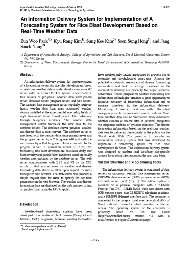 New Rice Blast System | PDF | Networking | Internet & Web