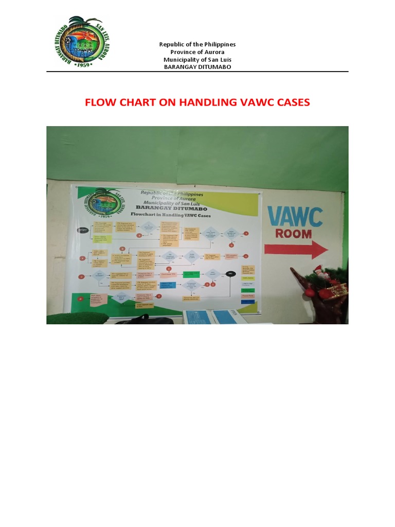 Flowchart On Handling Vawc Cases PDF