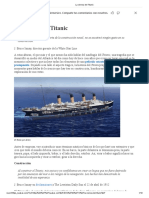 La Ciencia Del Titanic