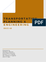 Topic 1 Tranportation Engineering Handouts Bsce 4B
